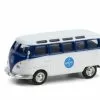 1964 Volkswagen Samba Bus - Pan Am Airways, White And Blue - Greenlight 36020/48 - 1/64 Diecast Car