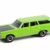 1970 Plymouth Satellite Custom, Lime Green - Greenlight 36040C/48 - 1/64 Scale Diecast Model Toy Car