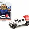 2020 Jeep Gladiator Rubicon W/Modern Truck Bed Tent, White - Greenlight 38010D - 1/64 Diecast Car -Diecast Cars Store 38010d gl white 2020 jeep gladiator rubicon with modern truck bed tent diecast toy car 1 68018.1642176468.386.513