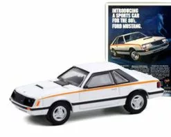 Greenlight 1980 Ford Mustang Introducing A Sports Car For The 80's 39060D/48- 1/64 Scale Diecast Model Toy Car