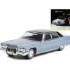 1972 Cadillac Sedan DeVille , Blue - Greenlight 39100D/48 - 1/64 Scale Diecast Model Toy Car
