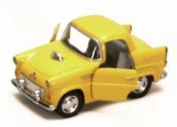 1955 Ford Thunderbird, Yellow - Kinsmart 4022D - 4Diecast Model Toy Car (Brand New, But NOT IN BOX)