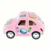 1967 Volkswagen Classic Beetle With Decals, Pink - Kinsmart 4026DYF - 4" Diecast Model Toy Car -Diecast Cars Store 4026dyf pink 1 az 88843.1606865448.386.513