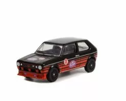 1980 Volkswagen Golf GTI #2, Black - Greenlight 41140D/48 - 1/64 Scale Diecast Model Toy Car