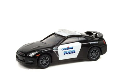 Oceanside Police California 2015 Nissan GT-R, Black & White - Greenlight 42960D - 1/64 Diecast Car 3 Oceanside Police California 2015 Nissan GT-R, Black & White - Greenlight 42960D - 1/64 Diecast Car