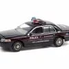 2001 Ford Crown Victoria Police Interceptor , Black - Greenlight 42970D - 1/64 Scale Diecast Car -Diecast Cars Store 42970d gl black 2001 ford crown victoria police interceptor diecast toy car 1 16697.1654274103.386.513