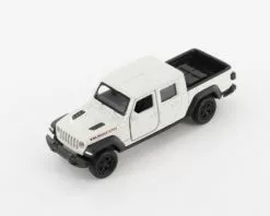 2020 Jeep Gladiator Pickup, White - Welly 43788D - 1/34 Scale Diecast Model Toy Car