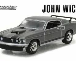 1966 Ford Mustang BOSS 429 (John Wick), Gray - Greenlight 44780E/48 - 1/64 Scale Diecast Car