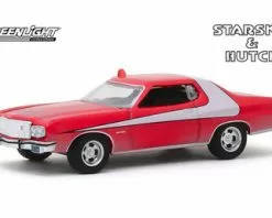 Greenlight 1976 Ford Gran Torino, (Dirty Version)Starsky & Hutch- 44855F/48 - 1/64 Scale Diecast Model Toy Car