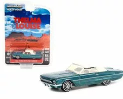 1966 Ford Thunderbird Top Up Convertible, Thelma & Louise, Greenlight 44945A 1/64 Scale Diecast Car