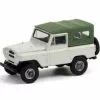 1973 Nissan Patrol 60, Beige/Tan With Green Roof - Greenlight 47070D/48 - 1/64 Scale Diecast Car