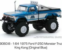 1975 Ford F-250 Monster Truck, Kings Of Crunch - King Kong - Greenlight 49060B - 1/64 Diecast Car