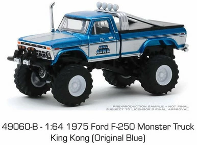 1975 Ford F-250 Monster Truck, Kings Of Crunch - King Kong - Greenlight 49060B - 1/64 Diecast Car 3 1975 Ford F-250 Monster Truck, Kings Of Crunch - King Kong - Greenlight 49060B - 1/64 Diecast Car