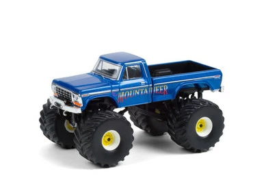 1979 Ford F-250 Monster Truck - West Virginia Mountaineer, Blue - Greenlight 1/64 Diecast Car 3 1979 Ford F-250 Monster Truck - West Virginia Mountaineer, Blue - Greenlight 1/64 Diecast Car