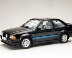 1984 Ford Escort RS Turbo, Black - Sun Star 4964BK - 1/18 Scale Diecast Model Toy Car