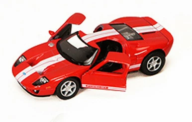 Ford GT, Red - Kinsmart 5092D - 1/36 Scale Diecast Model Toy Car (Brand New, But NOT IN BOX) 3 Ford GT, Red - Kinsmart 5092D - 1/36 Scale Diecast Model Toy Car (Brand New, But NOT IN BOX)