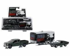 2015 And 1968 Ford F-150 And Mustang GT, Steve McQueen - Greenlight 51007 - 1/64 Scale Diecast Car