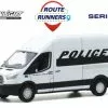 ModelToyCars 2019 Ford Transit Van Police, White And Black - Greenlight 53010D/48 - 1/64 Scale Diecast Car -Diecast Cars Store 53010D 48 GL Route Runners 1 17384.1602016508.386.513