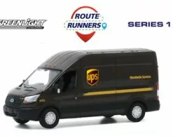 2019 Ford Transit Van, UPS - Greenlight 53010E/48 - 1/64 Scale Diecast Model Toy Car