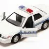 Ford Crown Victoria Police Interceptor, White - Kinsmart 5327/3D - 1/42 Scale Diecast Model Toy Car -Diecast Cars Store 5327 KIT POLICE WHITE Ford Crown Victoria Police Interceptor Diecast Model Toy car AZ 54437.1610382141.386.513