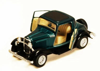 1932 Ford 3-Window Coupe, Green - Kinsmart 5332D - 1/34 Diecast Car (Brand New, But NOT IN BOX) 3 1932 Ford 3-Window Coupe, Green - Kinsmart 5332D - 1/34 Diecast Car (Brand New, But NOT IN BOX)
