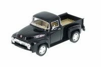 1956 Ford F-100 Pickup Truck, Black - Kinsmart 5385D - 1/38 Diecast Car (Brand New, But NOT IN BOX)