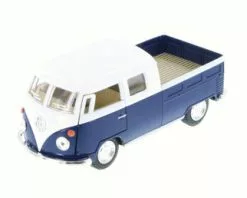 Kinsmart 1963 Volkswagen Bus Dbl Cab 5387D - 1/34 Scale Diecast Model Toy Car (Brand New, But NOT IN BOX)
