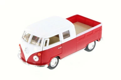 Kinsmart 1963 Volkswagen Bus Dbl Cab- 5387D - 1/34 Scale Diecast Model Toy Car (Brand New, But NOT IN BOX) 3 Kinsmart 1963 Volkswagen Bus Dbl Cab- 5387D - 1/34 Scale Diecast Model Toy Car (Brand New, But NOT IN BOX)