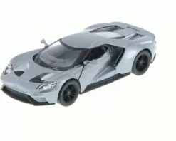 2017 Ford GT, Silver - Kinsmart 5391D - 1/38 Scale Diecast Model Toy Car (Brand New, But NOT IN BOX)