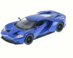 2017 Ford GT, Blue - Kinsmart 5391D - 1/38 Scale Diecast Model Toy Car (Brand New, But NOT IN BOX)