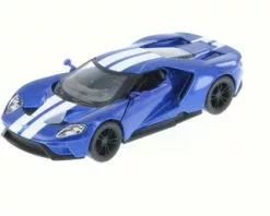 2017 Ford GT, Blue - Kinsmart 5391DF - 1/38 Scale Diecast Model Toy Car (Brand New, But NOT IN BOX)