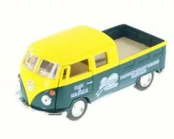 Kinsmart 1963 Volkswagen Bus Dbl Cab Pick-Up, 5396D - 1/34 Scale Diecast Toy Car (Brand New, But NOT IN BOX)
