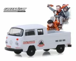 ModelToyCars Rockwell State Park 1972 Volkswagen Type 2 Double Cab Pickup Ladder Truck, White - Greenlight 54020/48 - 1/64 Scale Diecast Model Toy Car