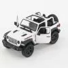 2018 Jeep Wrangler Rubicon Open Top, White - Kinsmart 5412DA/WT - 1/34 Scale Diecast Model Toy Car -Diecast Cars Store 5412DA WT KIT 2018 Jeep Wrangler Rubicon 134 1 07908.1618254262.386.513