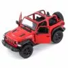2018 Jeep Wrangler Rubion Open Top, Red - Kinsmart 5412DAB - 1/34 Scale Diecast Model Toy Car -Diecast Cars Store 5412dab red open top kit 2018 jeep wrangler rubion open top 1 az 84580.1609435069.386.513