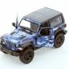 2018 Jeep Wrangler Rubicon, Camo Blue - Kinsmart 5420DAB - 1/34 Scale Diecast Model Toy Car -Diecast Cars Store 5420DAB BLUE CLOSED KIT 2018 Jeep Wrangler Rubicon 1 AZ 56608.1591137027.386.513