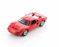 1966 Ford GT40 MKII, Red - Kinsmart 5427D - 1/38 Scale Diecast Model Toy Car