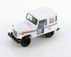 1971 Jeep DJ-5B USPS, White - Kinsmart 5435D - 1/26 Scale Diecast Model Toy Car