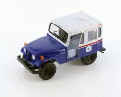 Jeep DJ-5B USPS, Blue /White - Kinsmart 5439D - 1/26 Scale Diecast Model Toy Car