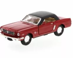 Showcasts 1965 Ford Mustang Soft Top, Red - Superior 5719 - 1/34 Scale Diecast Model Car