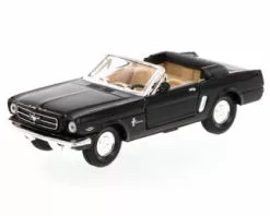 Showcasts 1965 Ford Mustang Convertible, Black - Superior 5719 - 1/34 Scale Diecast Model Car