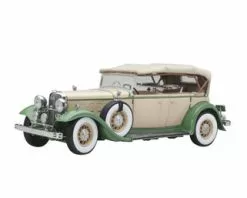 1932 Ford Lincoln KB Top Up, Tan Light Green - Sun Star 6164 - 1/18 Scale Diecast Model Toy Car