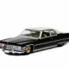 1973 Cadillac Coupe DeVille, Black And Cream - Greenlight 63010E/48 - 1/64 Scale Diecast Car -Diecast Cars Store 63010E 48 GL California Lowriders Series 1 164 1 81299.1651241370.386.513