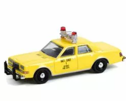 1982 Plymouth Gran Fury, Yellow - Greenlight 67020C/48 - 1/64 Scale Diecast Model Toy Car