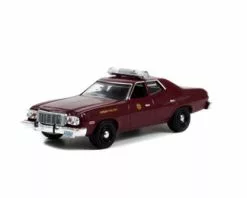 1976 Ford Torino, Burgundy - Greenlight 67030A/48 - 1/64 Scale Diecast Model Toy Car