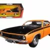 1970 Plymouth Barracuda, Orange - New Ray 71873B - 1/25 Scale Diecast Model Toy Car -Diecast Cars Store 71873b nray orange 1970 plymouth barracuda diecast toy car 1 55920.1619118580.386.513
