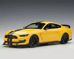 Ford Shelby GT-350R, Triple Yellow With Black Stripes - AUTOart 72932 - 1/18 Scale Diecast Car