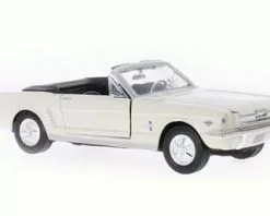 1964 1/2 Ford Mustang Convertible, Beige - Motor Max 73145 - 1/18 Scale Diecast Model Toy Car