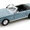 Motor Max 1964.5 Ford Mustang Convertible- Motormax Premium American 73212 - 1/24 Scale Diecast Model Car -Diecast Cars Store 73212 MMT BLUE 1964 1 2 Ford Mustang Convertible Diecast Model Toy car AZ 96666.1591917710.386.513