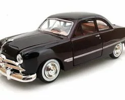 Motor Max 1949 Ford Coupe, Burgundy - Motormax Premium American 73213 - 1/24 Scale Diecast Model Car